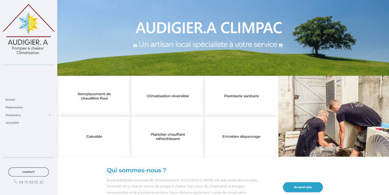 Le site Audigier Climpac